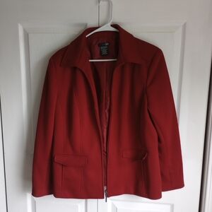 East 5th Women's Burgundy Red Blazer